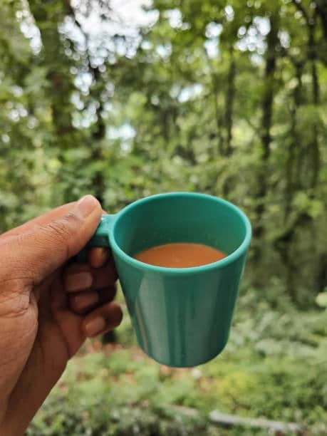 Enjoy a Hot Cup of Tea in the Cold