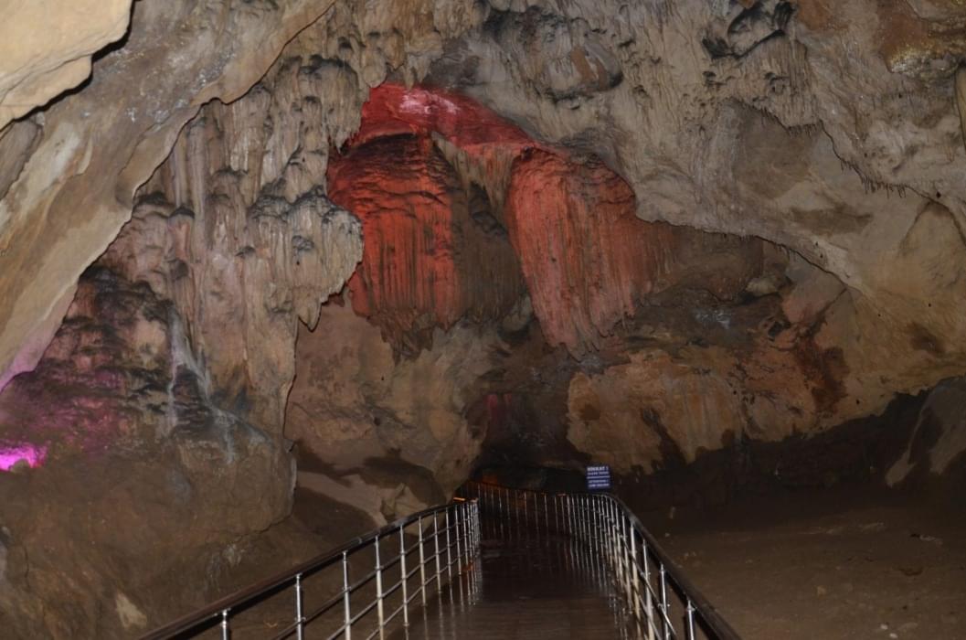 Explore the cave passages and chambers