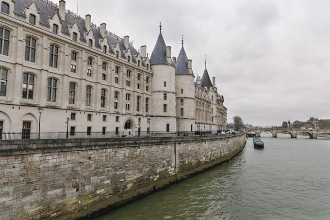 View from bridge on the conciergerie