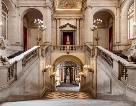 Main Staircase Royal at Palace of Madrid