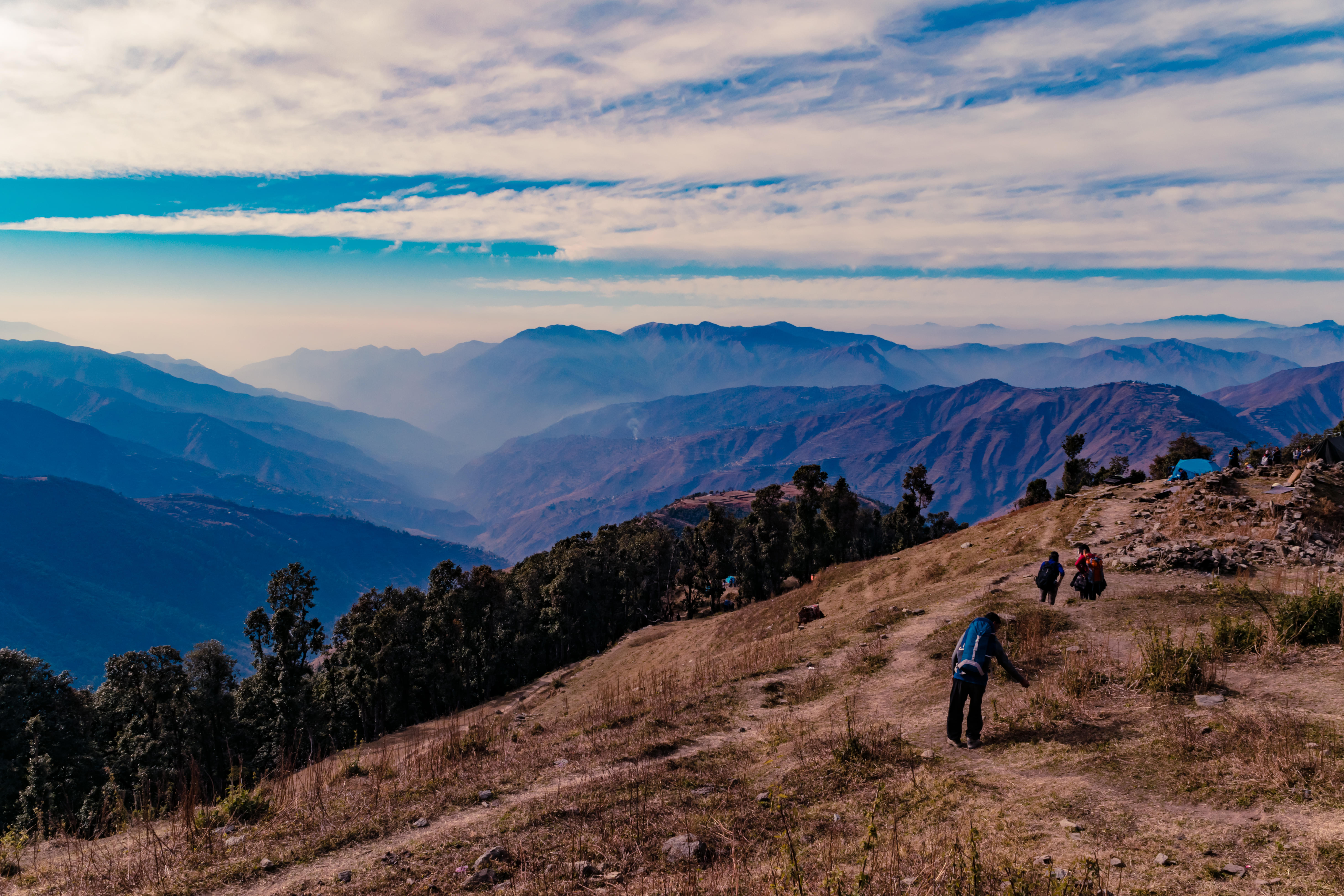 Mountain views on Nag Tibba Trek 