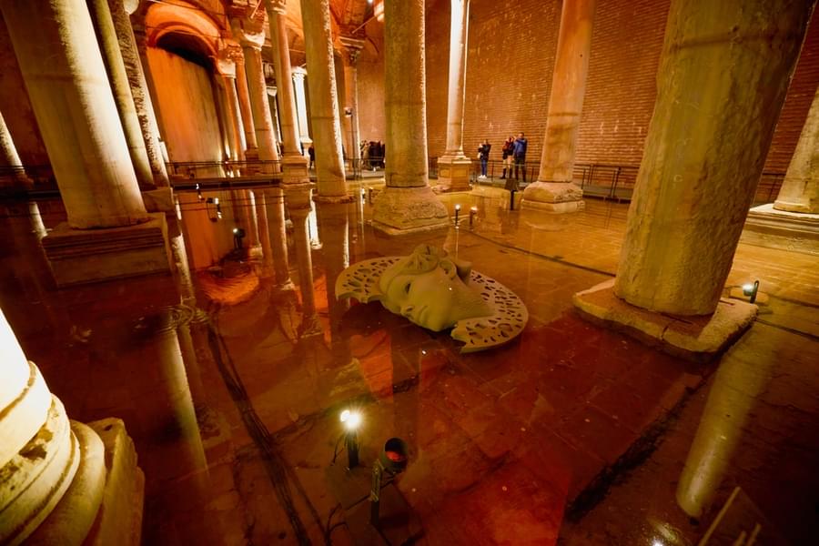 Byzantine Era of the 6th Century Of Basilica Cistern