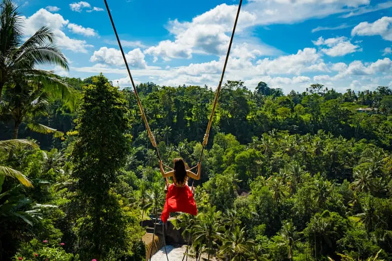 Ride the Bali Swing