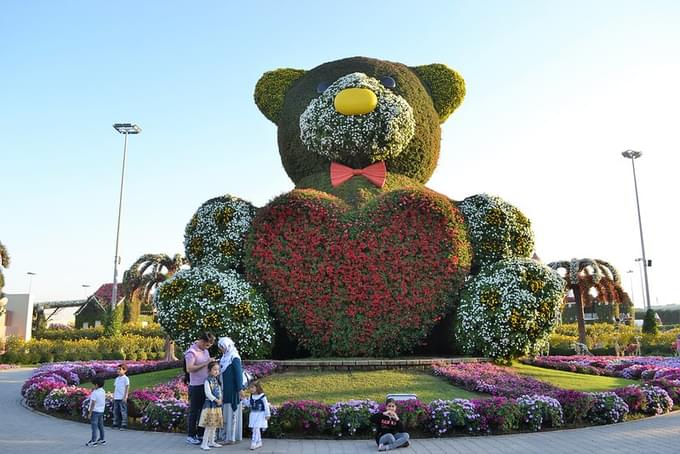 Dubai Miracle Garden Big Teddy Bear