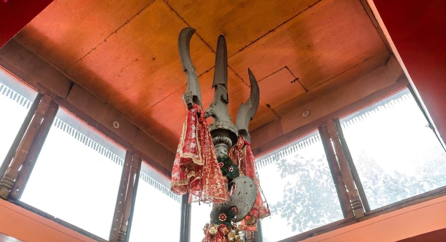 Touch the Trishul and Feel the Vibration