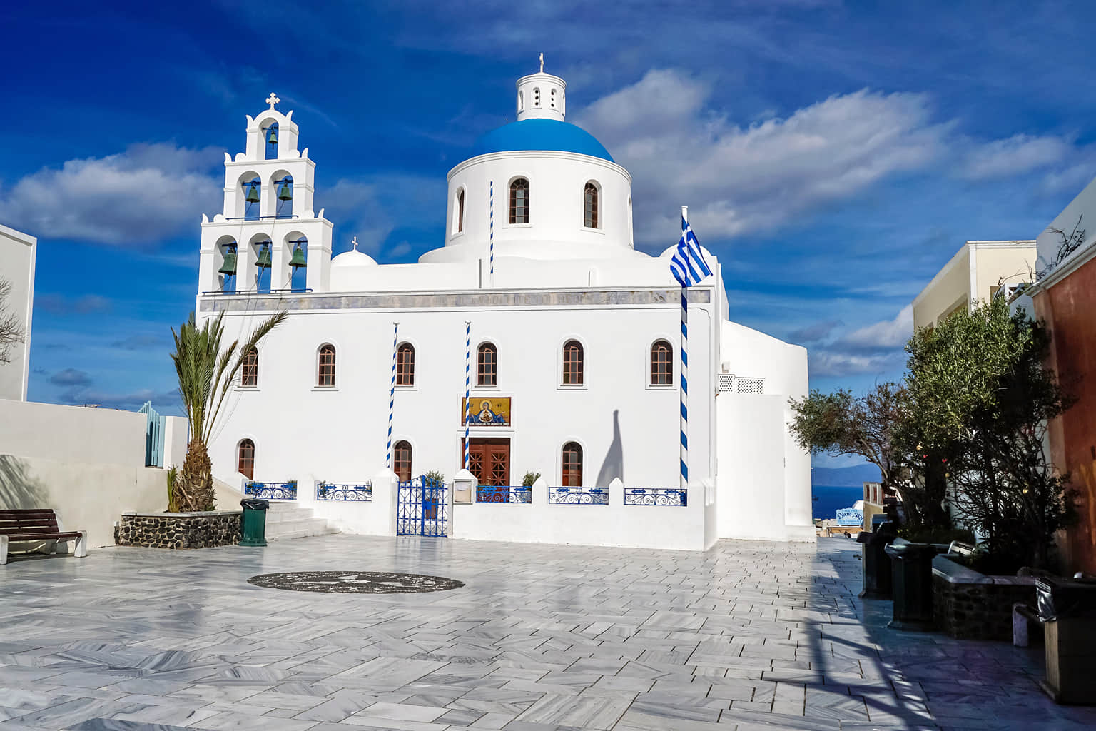 Panagia Platsani Church, <em>Santorini</em>