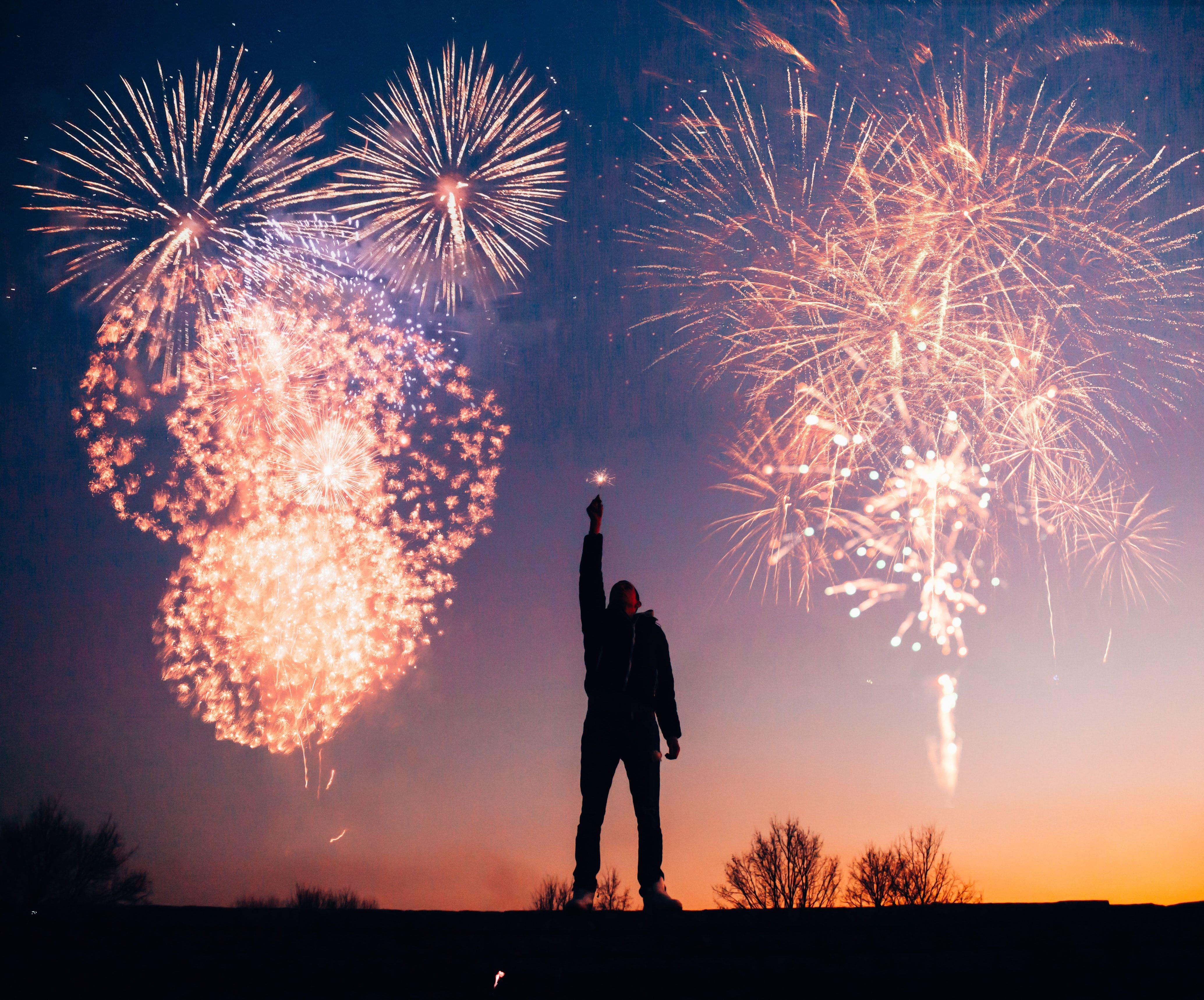 Fireworks on New Year's Eve