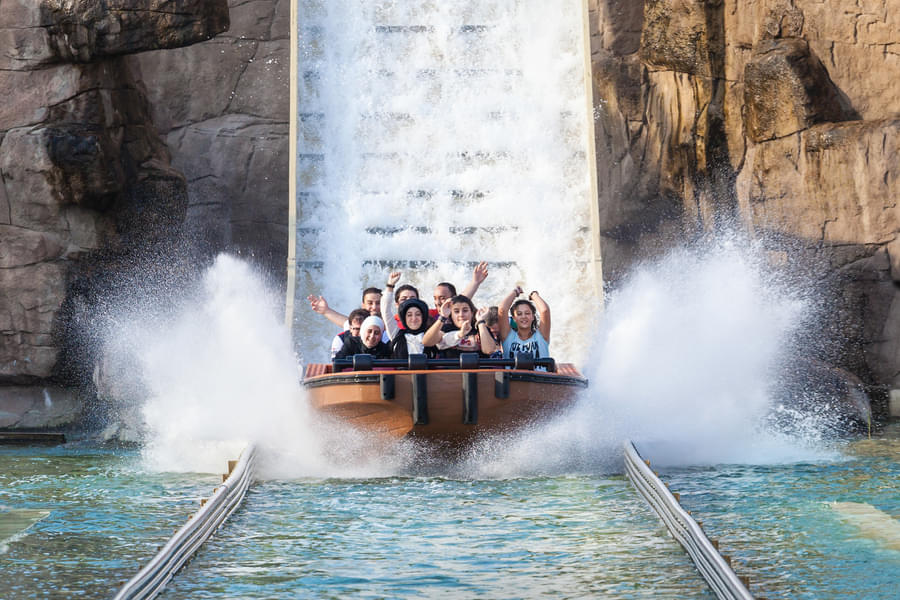 Hop on various spectacular rides and relish every moment of your visit