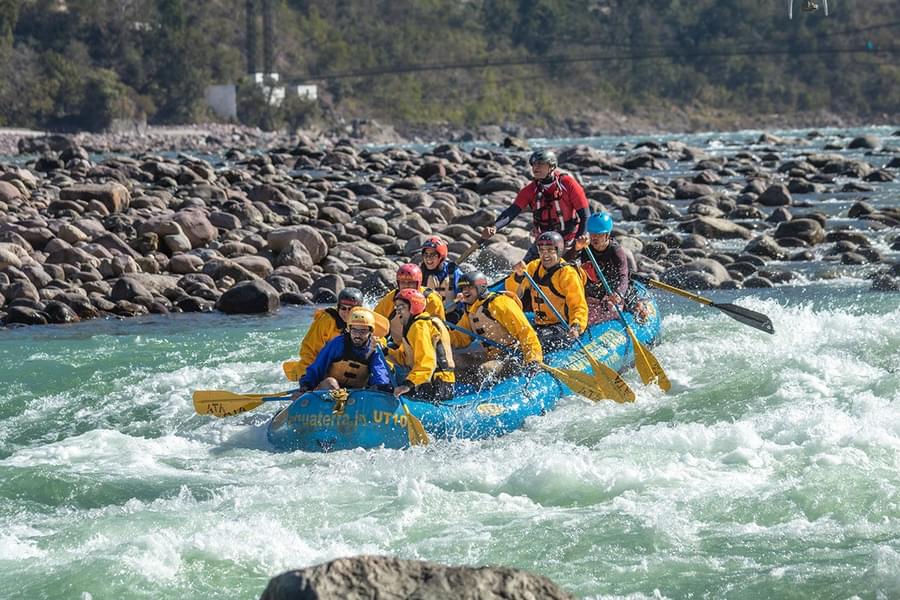 Camping In Rishikesh With River Rafting Image