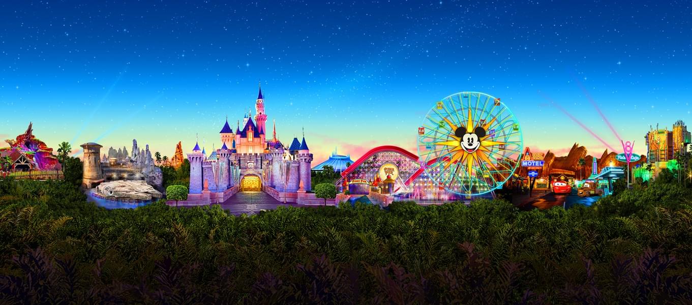 Disneyland Park and Disney California Adventure Park Ticket Image