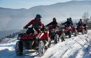 Conquer the rugged terrain of Gulmarg on an exhilarating ATV ride