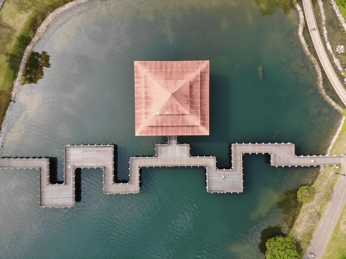 Explore the Zig Zag Bridge