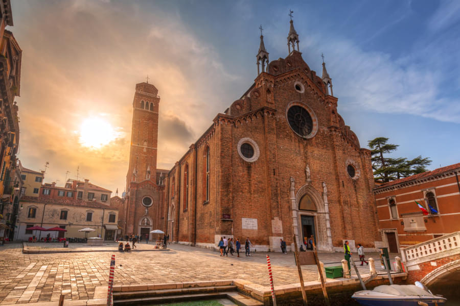The famous Basilica S.Maria, a must visit church of Venice