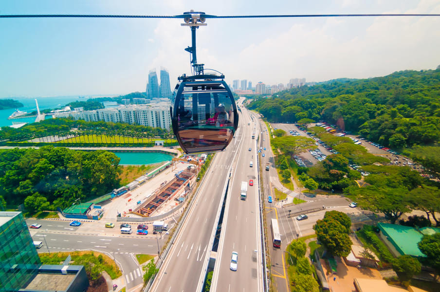 Combo: Singapore Cable Car with Wings of Time Image