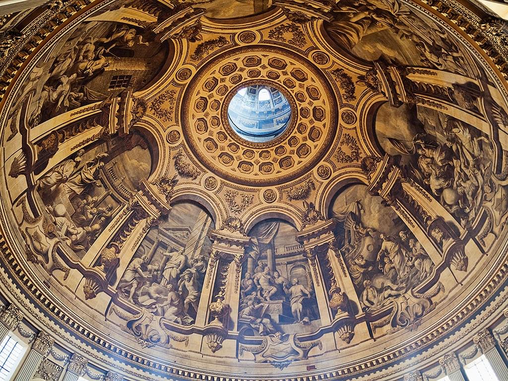 Admire the Dome of architectural brilliance designed by Sir Christopher Wren