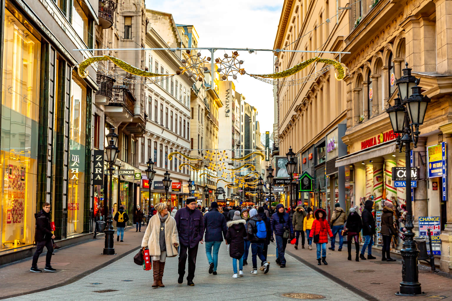 Vaci Utca, <em>Budapest</em>