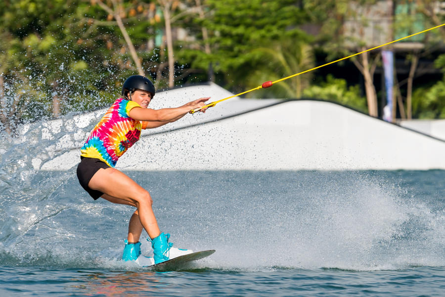 Enjoy wakeboarding in the Cable Park Lake