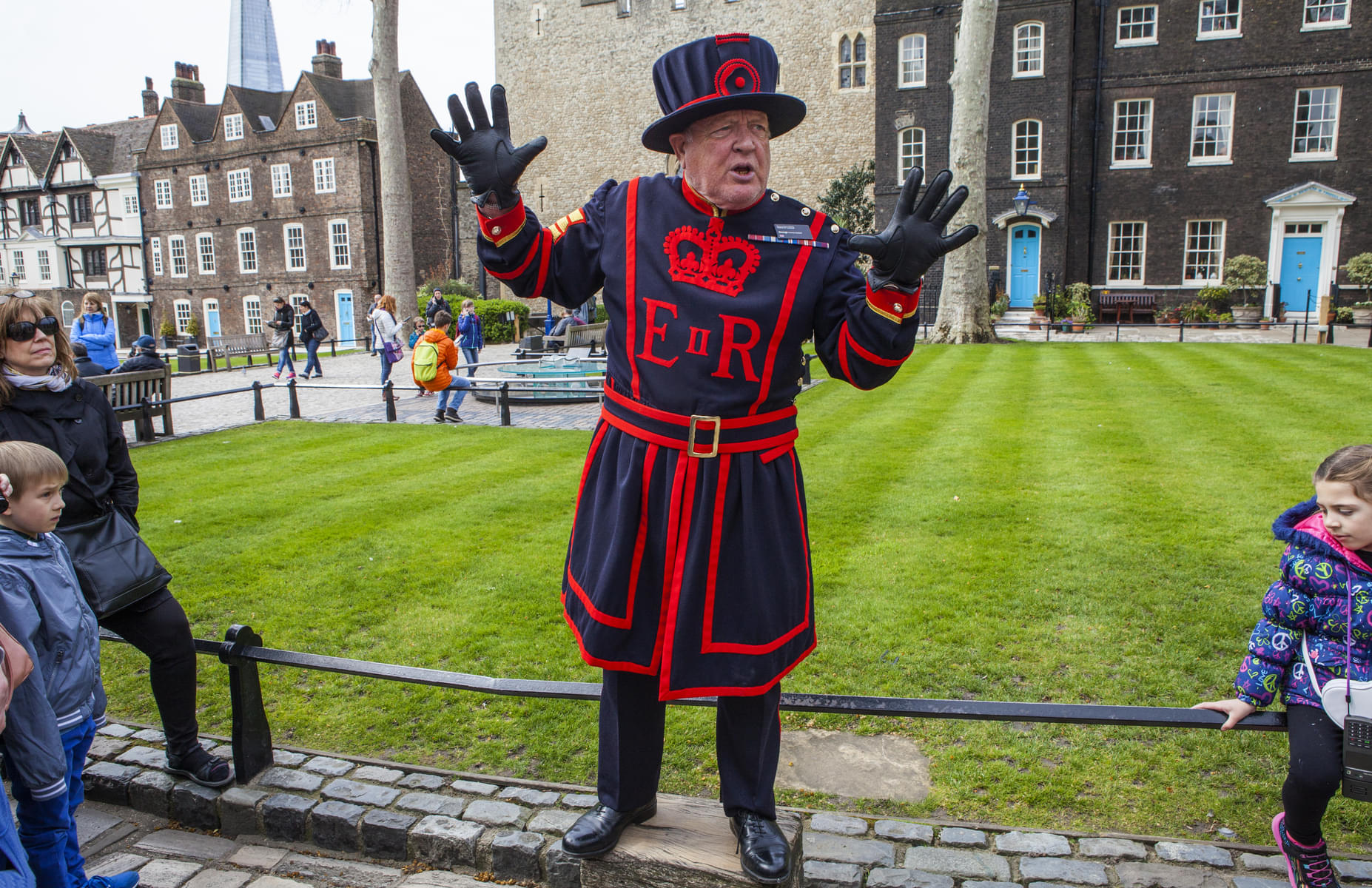 Listen to Yeoman Warder for interesting tales of Tower of London
