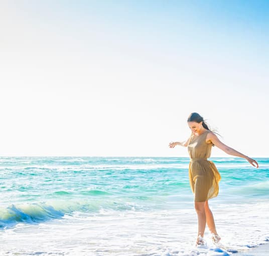 Tourist enjoying time at the Andaman Islands