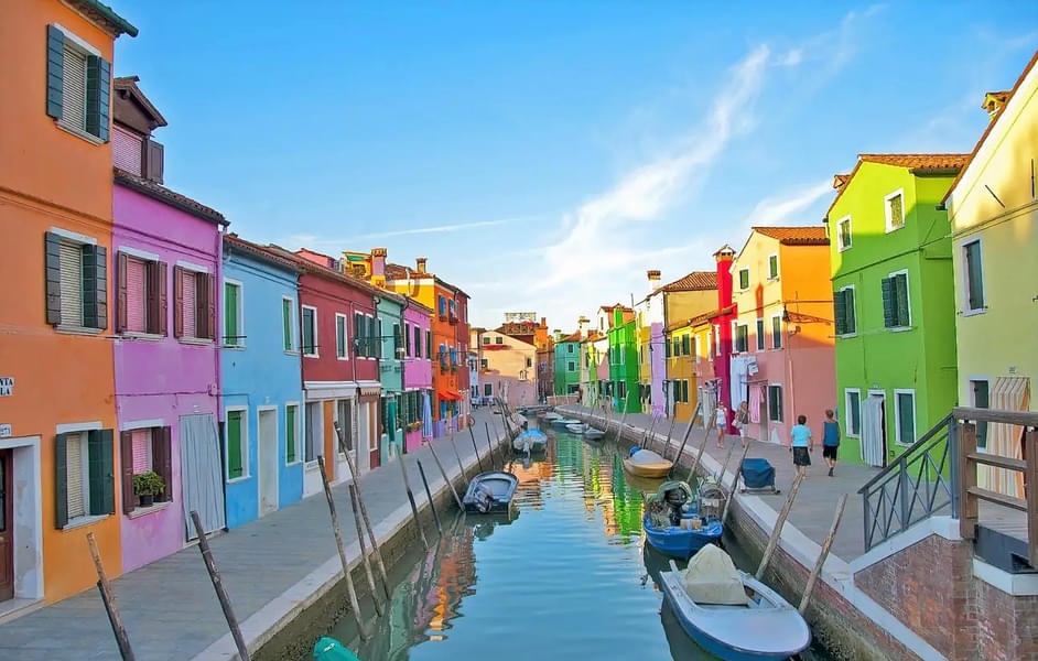 Enjoy a stunning, picturesque view of Venice