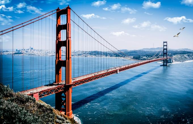 Golden Gate Bridge to Sausalito