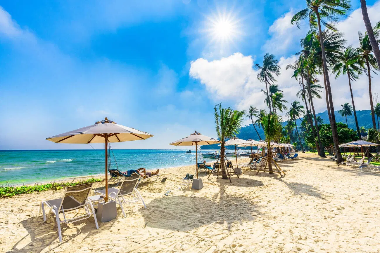 Exotic beach Loh Samah Bay