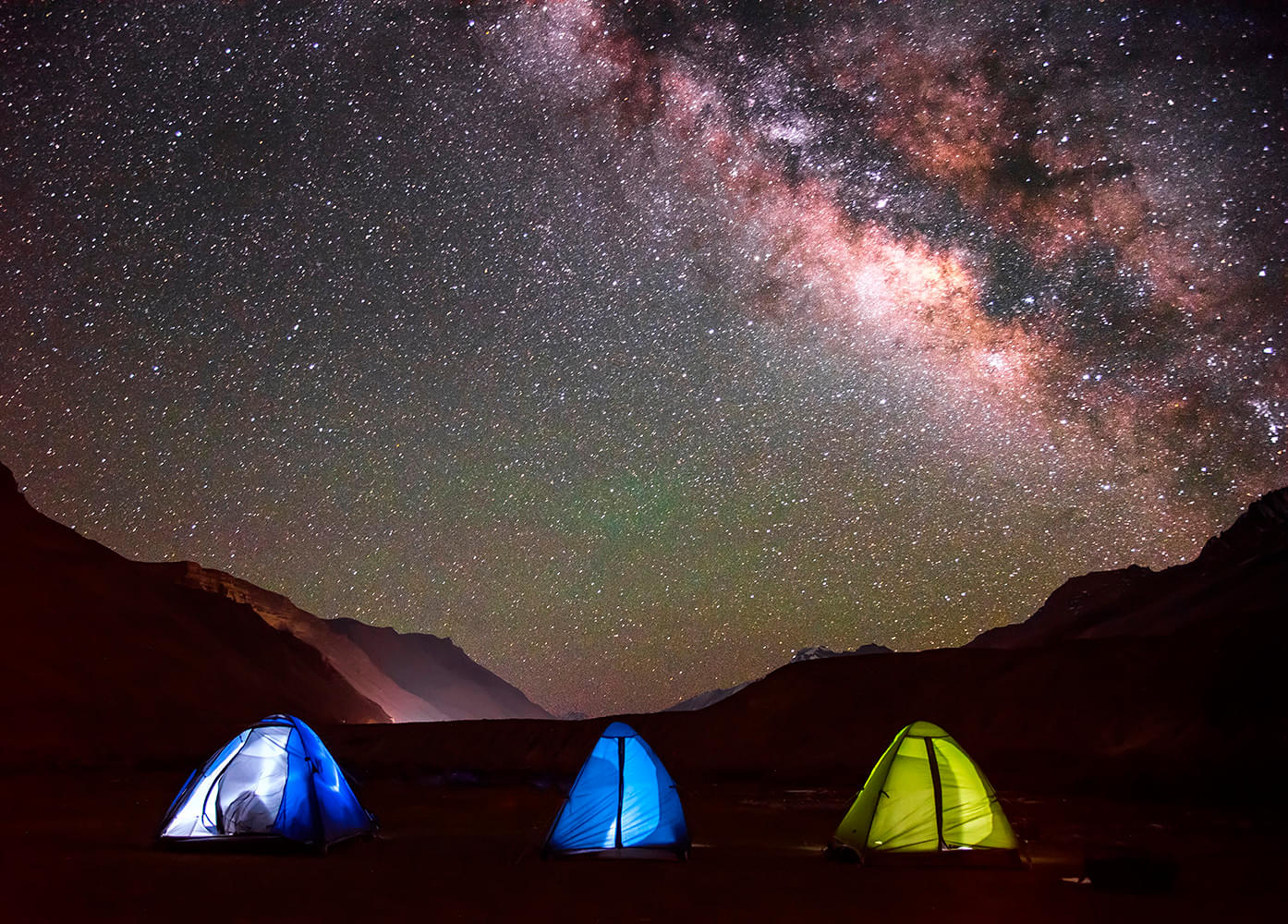 Enjoy camping and stargazing beside the river