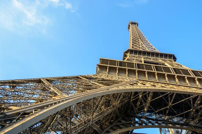 Eiffel Tower view from Champ-de-Mars