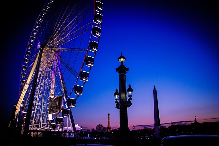 Best View Of Eiffel Tower from Big Ferris Wheel