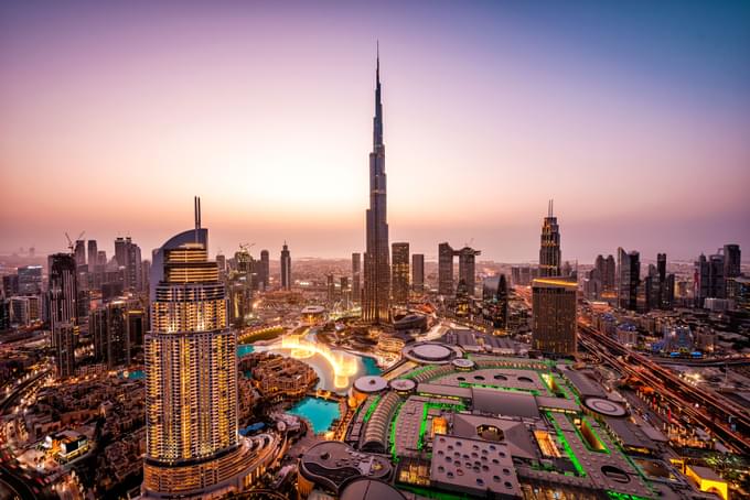 Burj Khalifa Night View