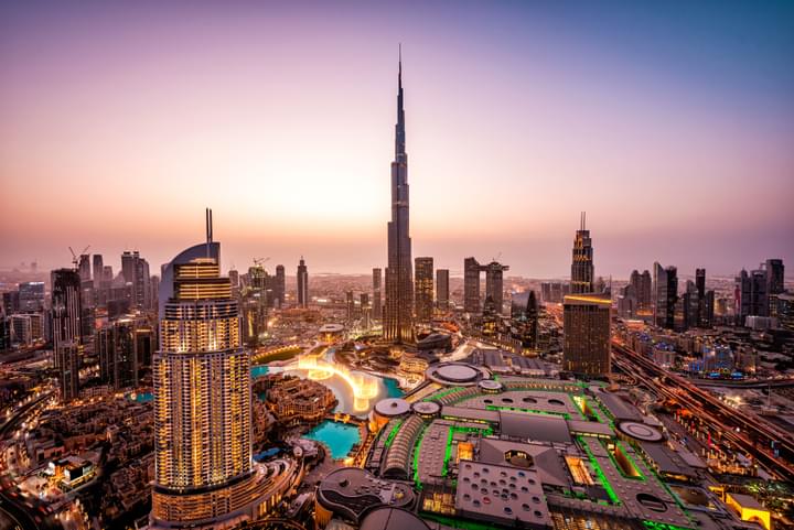 Burj Khalifa Night View