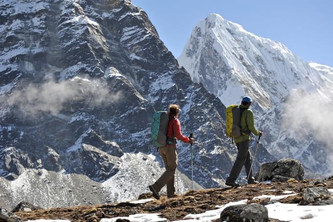 trek towards kedartal lake