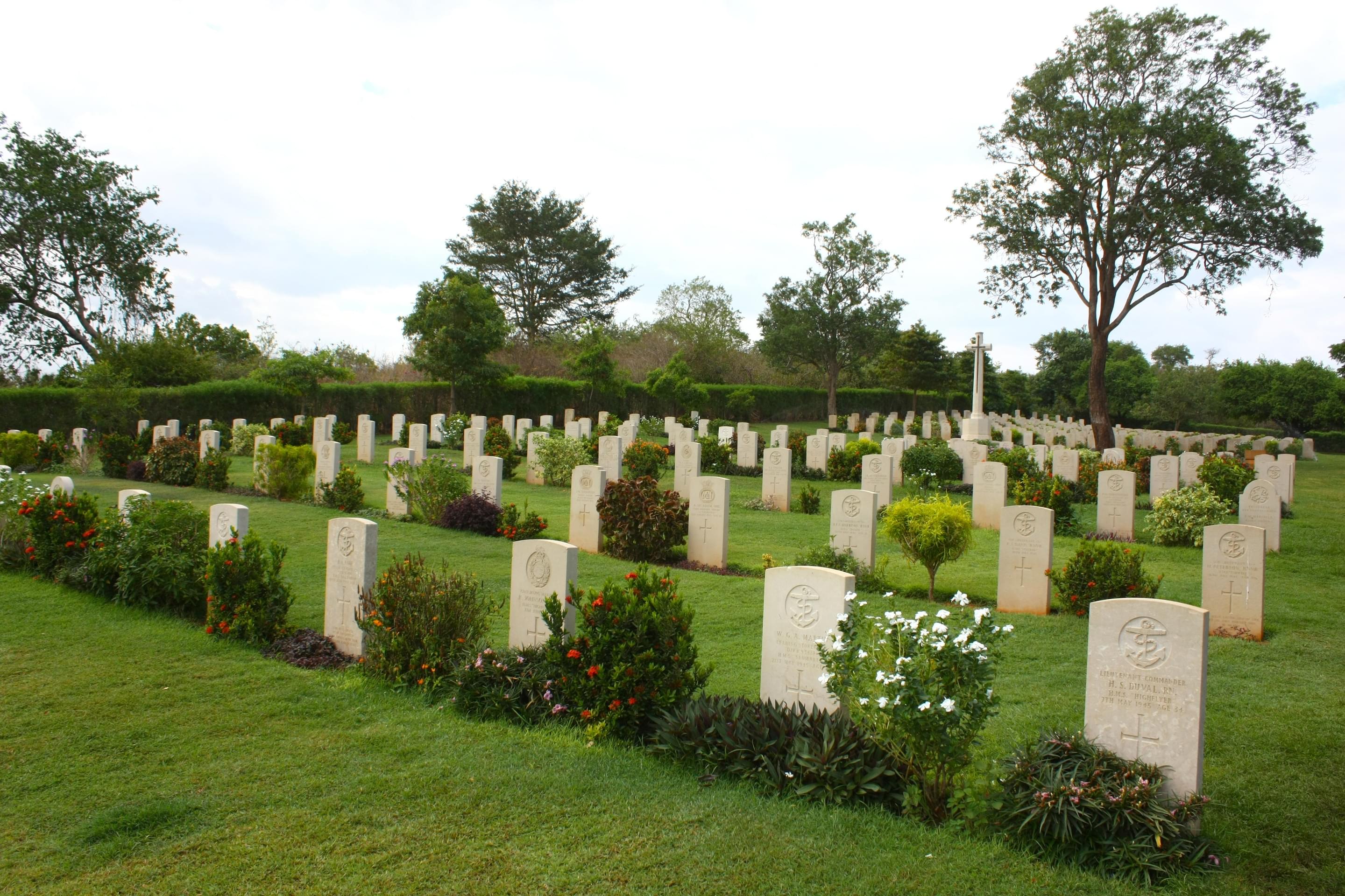 Trincomalee War Cemetery Overview