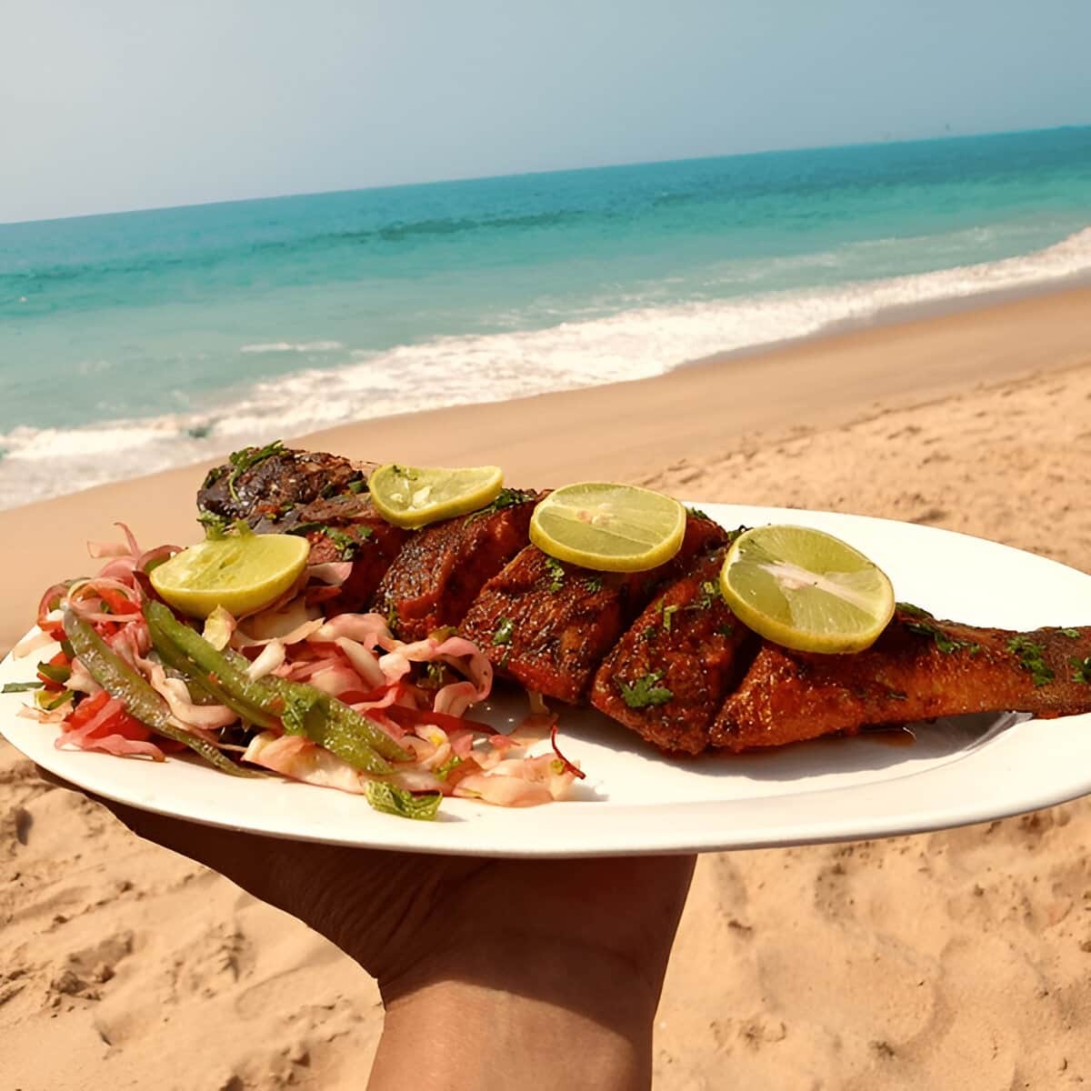 Tuck into delicious local seafood