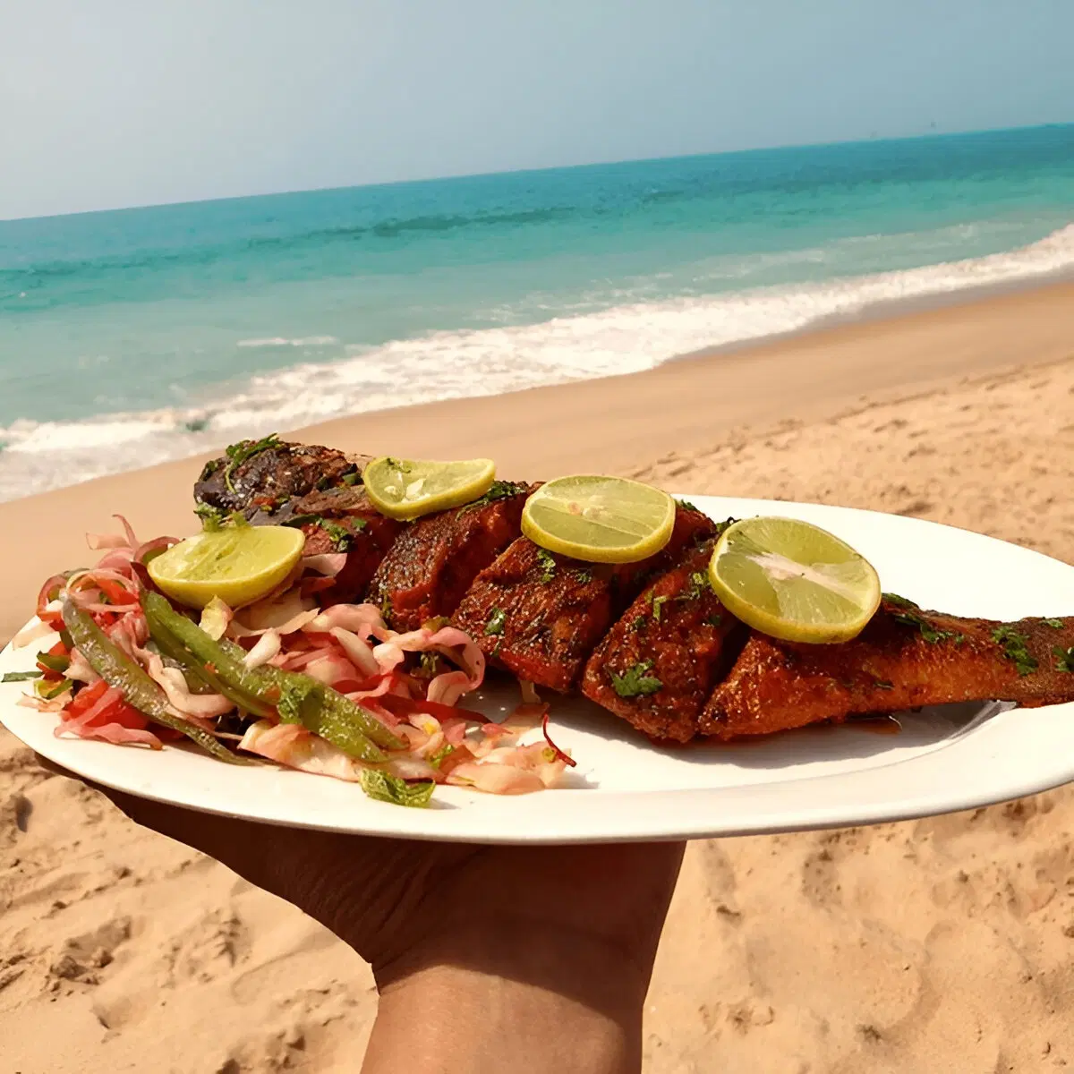 Tuck into delicious local seafood