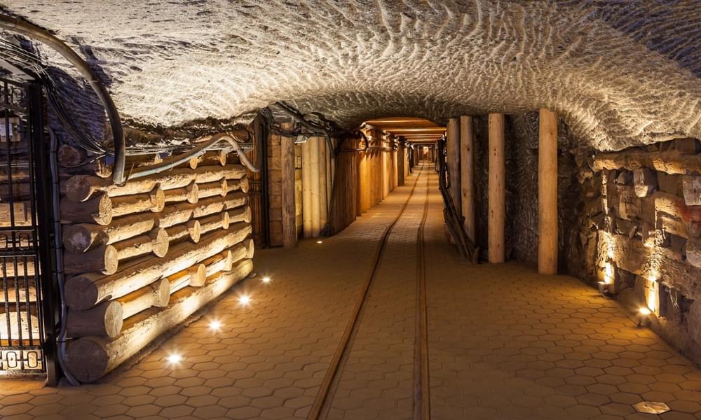 Stroll across the fascinating passage ways of the mine