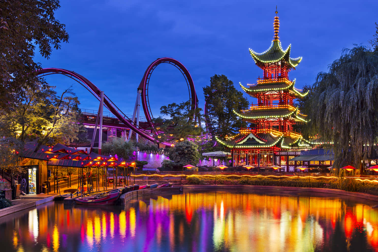 Tivoli Gardens Amusement Park Tickets, Denmark