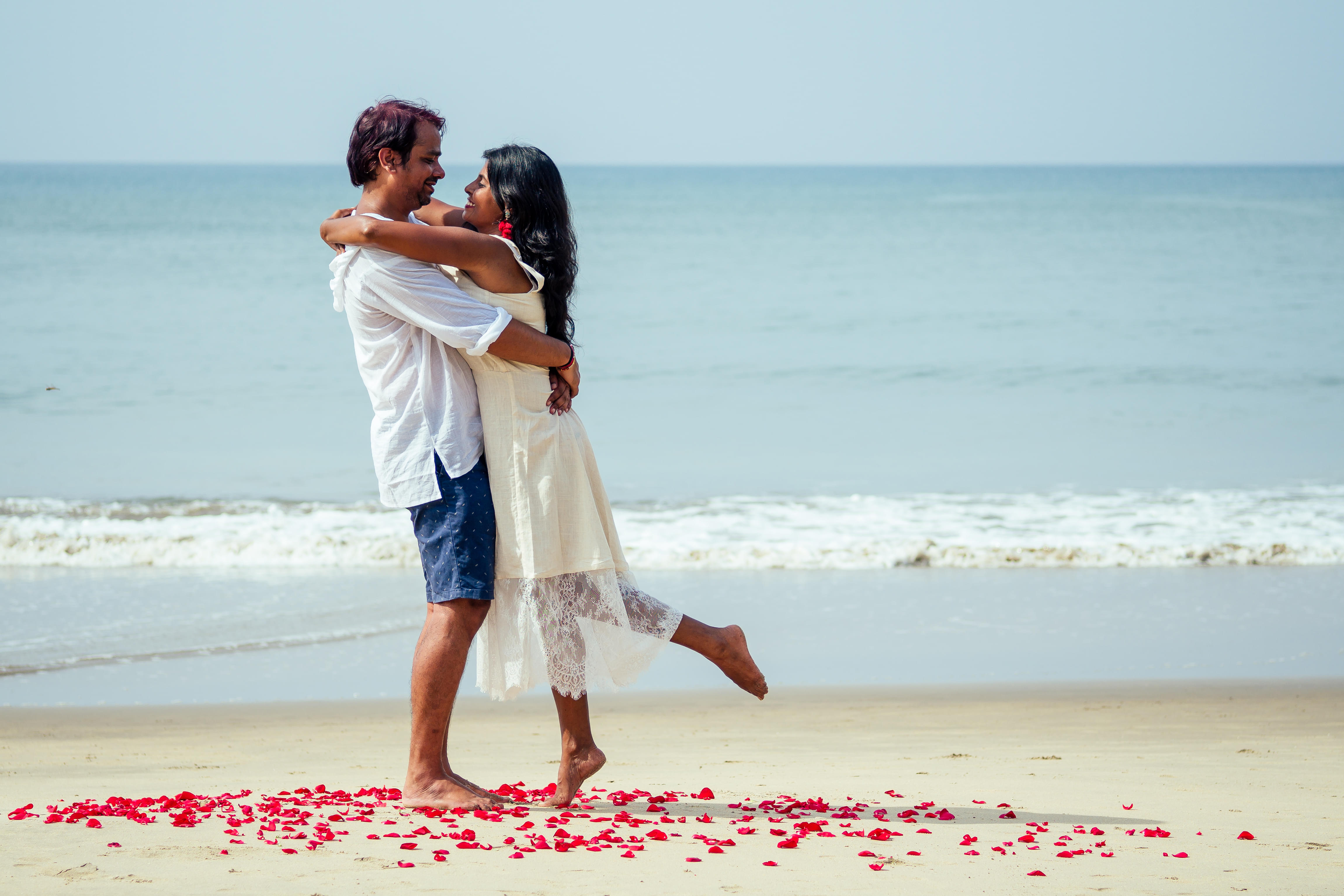 Make beautiful memories against the stunning backdrop of Pondicherry’s beach, where every photo tells the story of your special connection