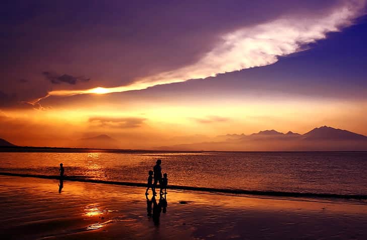 Admire the gorgeous sunset