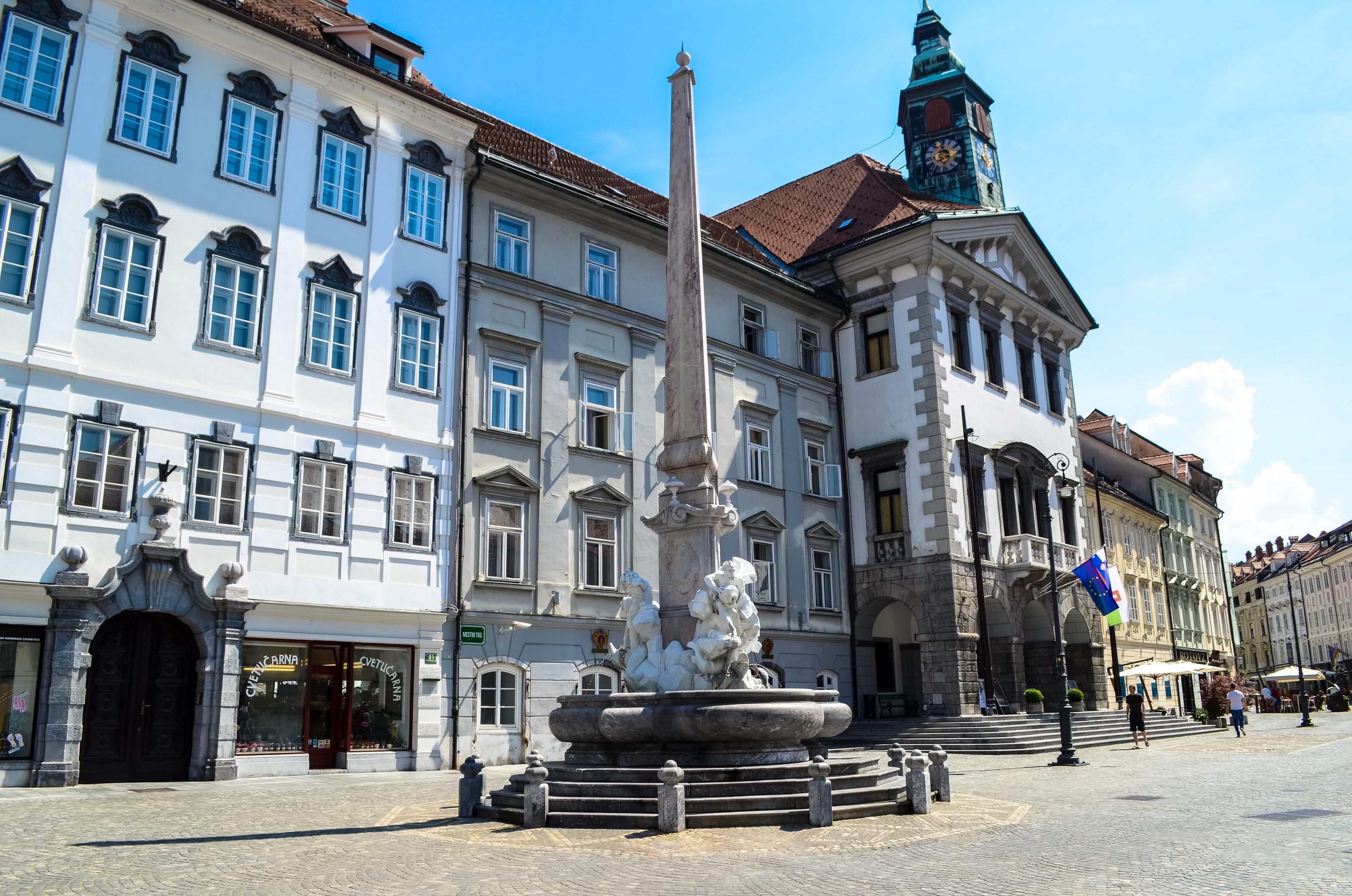 Ljubljana Old Town Overview