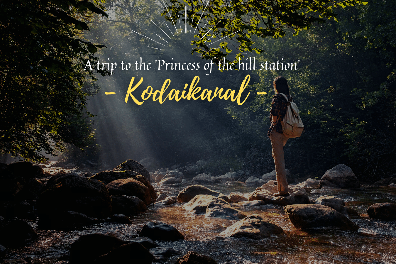 Welcome to Kodaikanal, Welcome to Kodikanal, a pictureqsue hill station, encompassed by endless charm