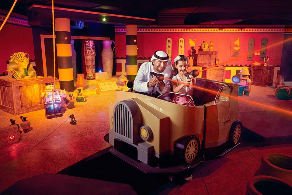 Fun-filled ride in Legoland Theme Park
