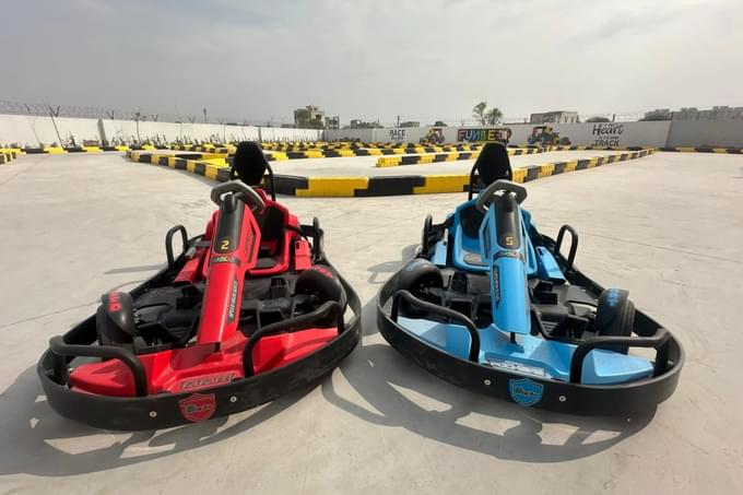 Drive battery operated and GPS-enabled karts