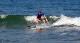 Surf on the azure waters and get an unforgettable experience