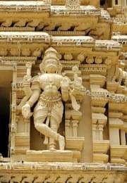 Observe the Unique White Varaha Idol