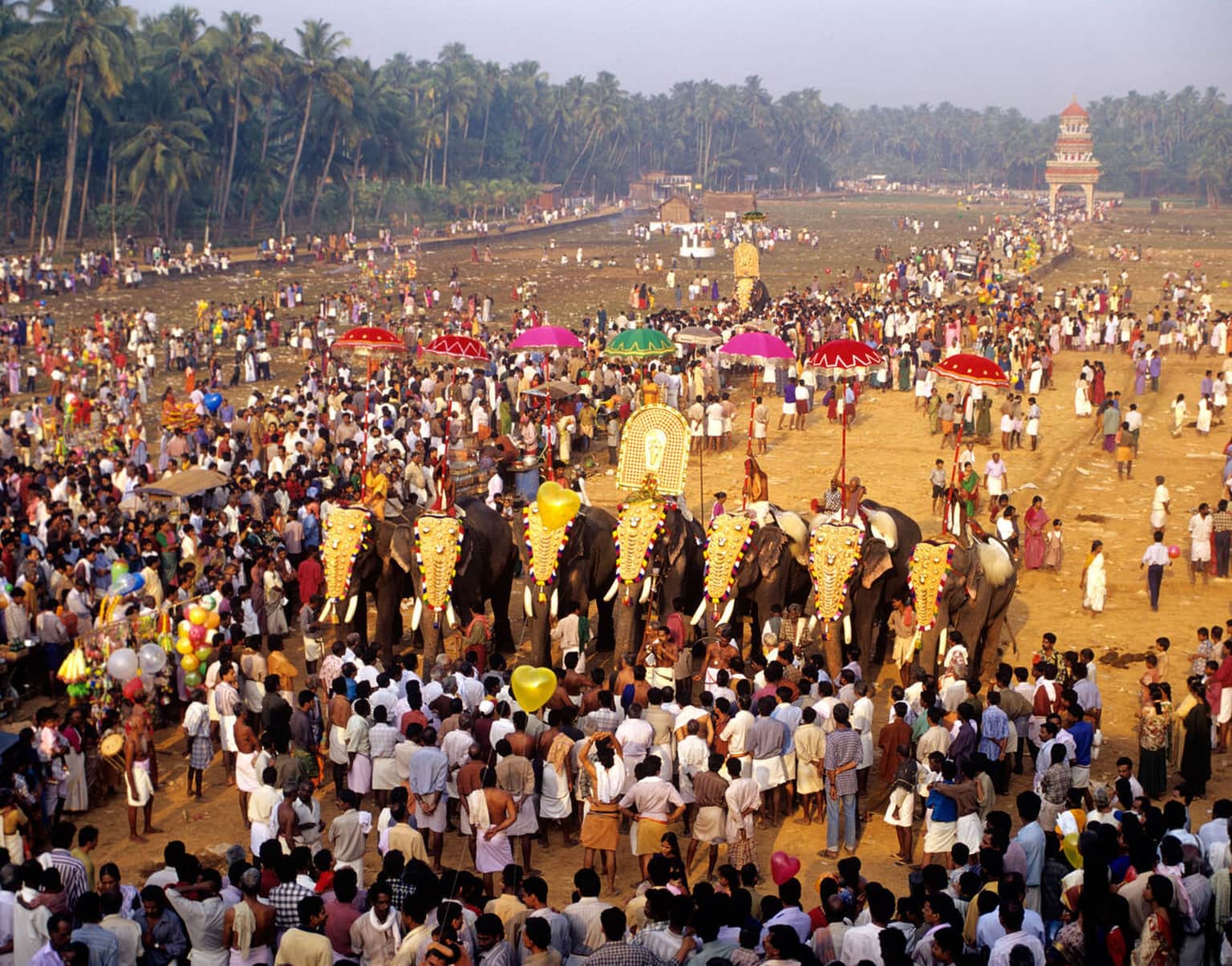 Attend the Arattu Mahotsavam festival