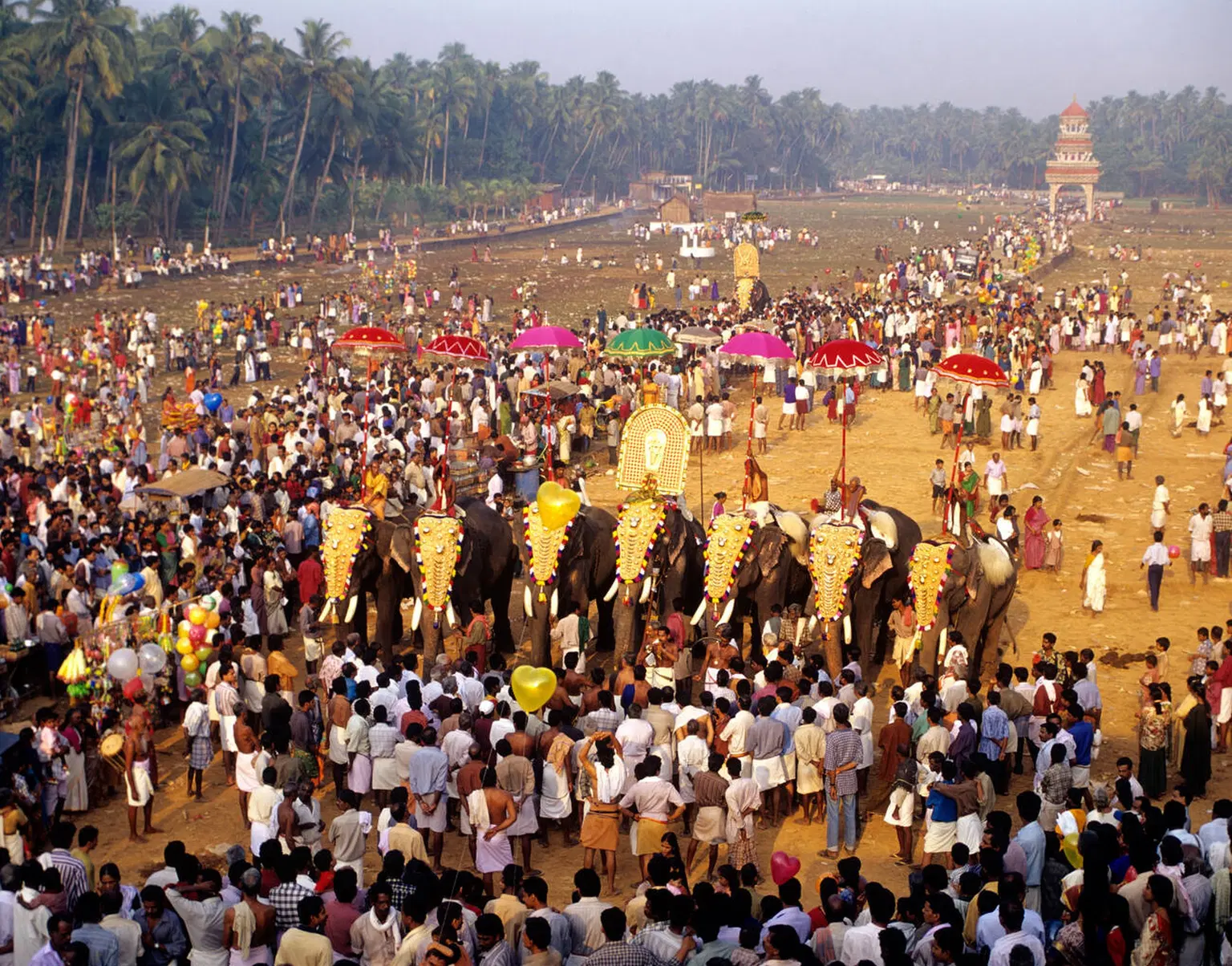Attend the Arattu Mahotsavam festival