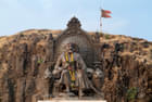 Statue of King Shivaji at Raigad Fort