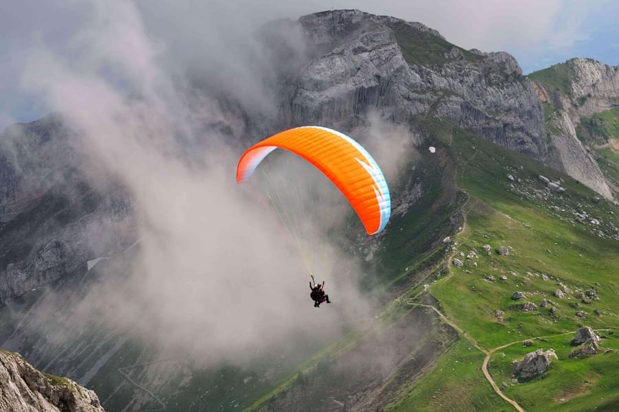Paragliding In Panchgani Image