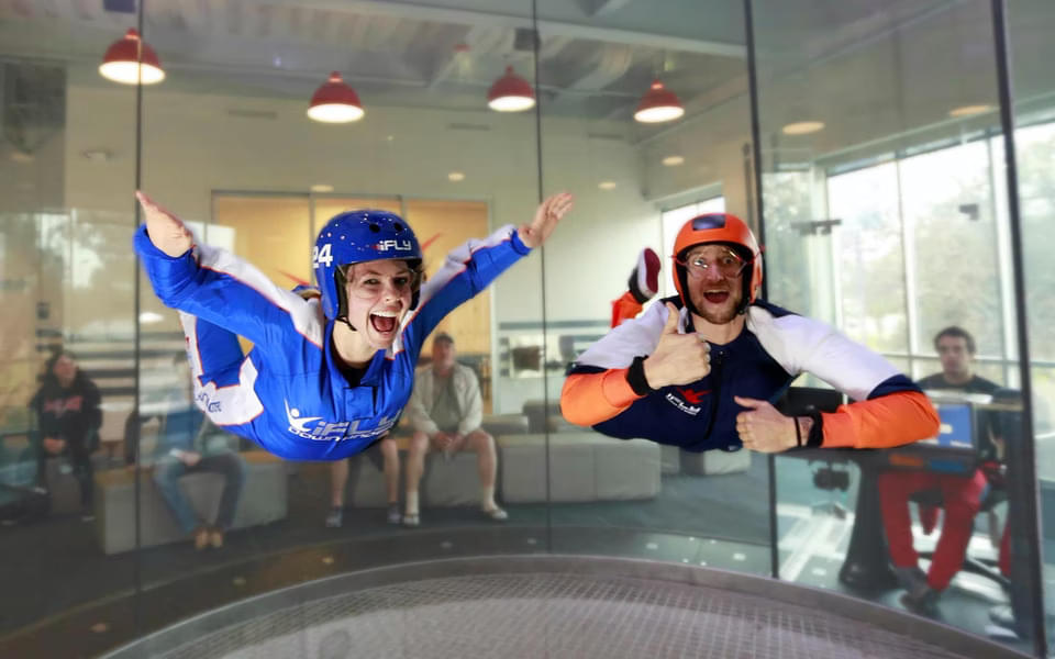 Learn how to skydive at Singapore's premier indoor skydiving center